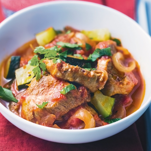 Tajine de veau aux légumes